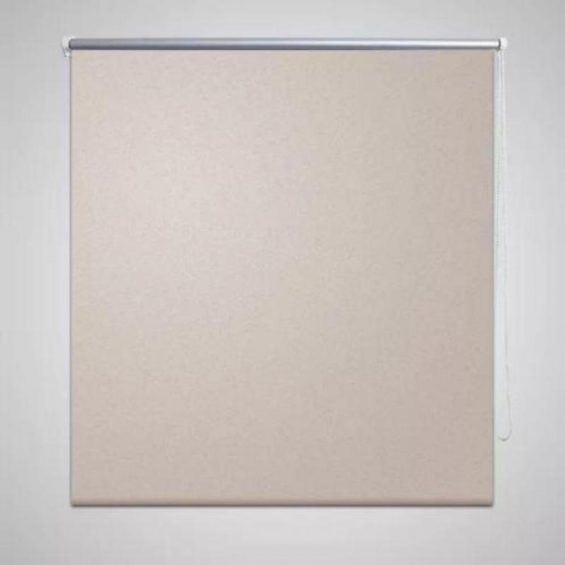 vidaXL Rolgordijn verduisterend 100 x 230 cm beige