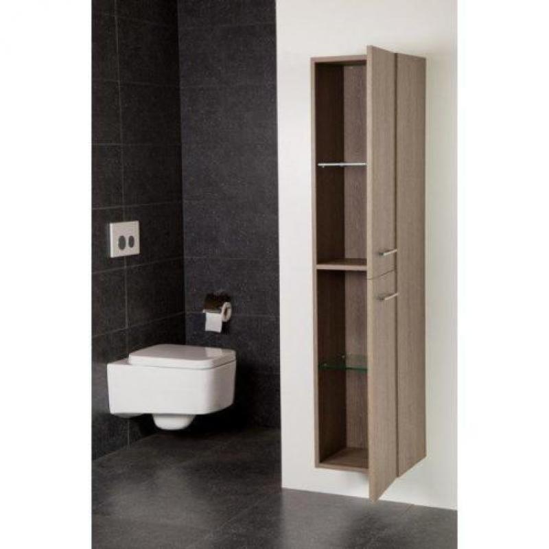 Saniclass Legno Kolomkast 160x35x35cm Viola