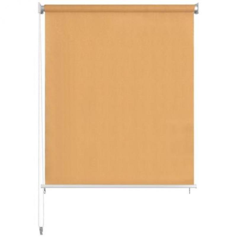 vidaXL Rolgordijn voor buiten 180x140 cm beige