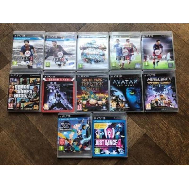 Playstation 3 + spellen en accessoires te koop