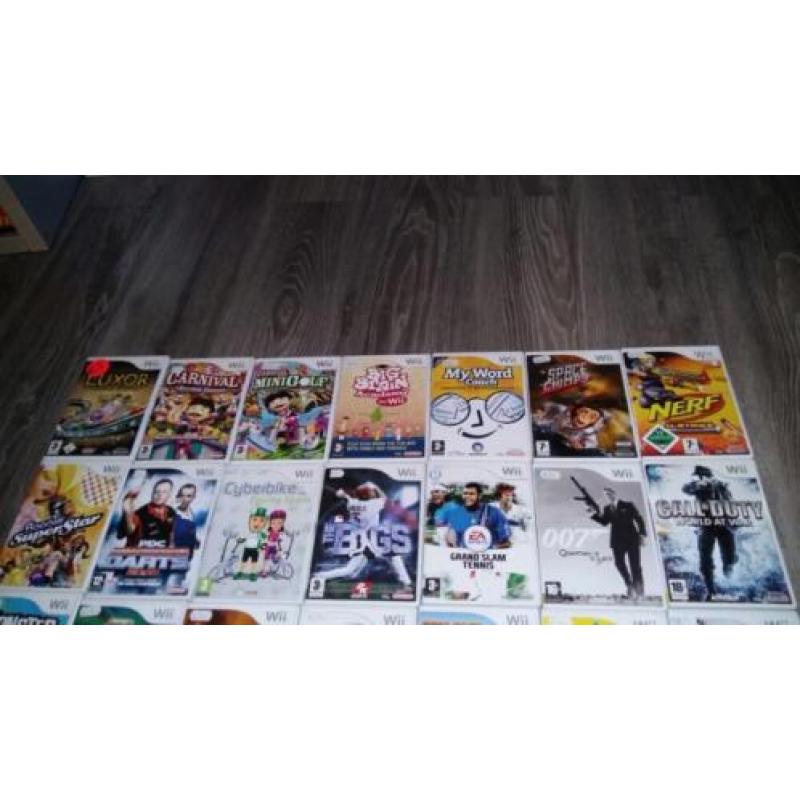 Wii spellen € 5 Per stuk 4 voor € 18