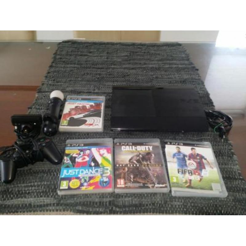 Playstation 3 Slim te koop met veel GB