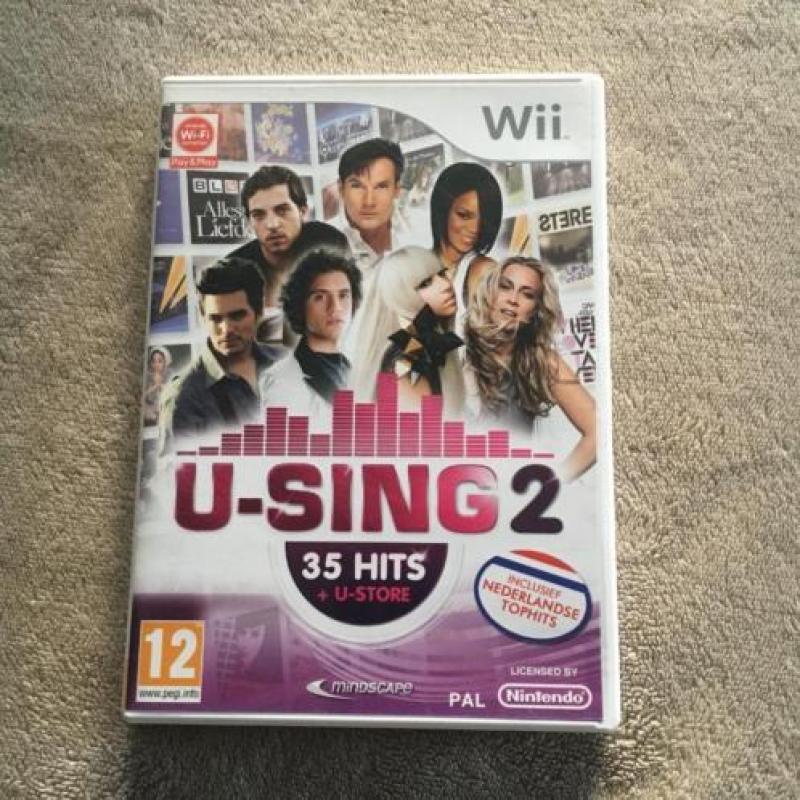 wii u-sing 1 en 2 en microfoon