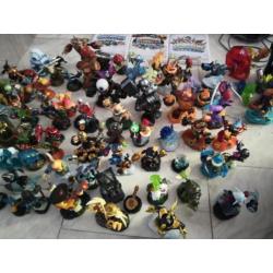 Skylanders deel 1,2 en 3 en 70+ skylanders