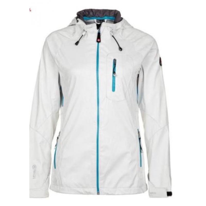 Killtec dames outdoor jas softshelljas wit maat 44 zgan