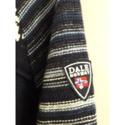 Dale of Norway Trui dames maat XL, donkerblauw met wit